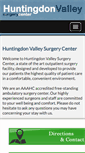 Mobile Screenshot of huntingdonvalleysurgerycenter.com